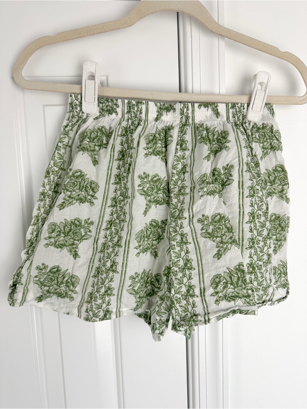 Darling Loungewear Boxer Shorts in Garden Green size XS
